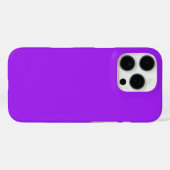Coques Case-Mate iPhone Élégant violet solide (Verso (horizontal))