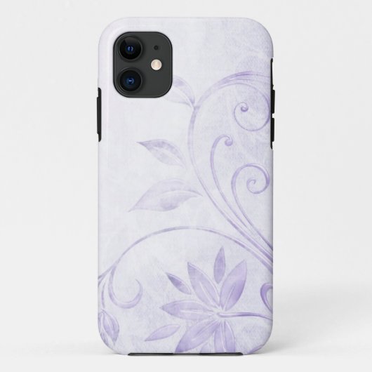Coques Case-Mate iPhone Élégant violet Vintage (Dos)