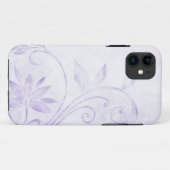Coques Case-Mate iPhone Élégant violet Vintage (Dos (Horizontal))