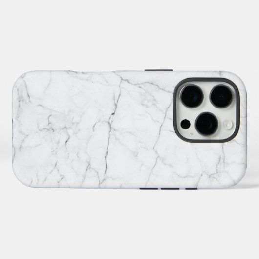Coques Case-Mate iPhone Elegant White Marble  (Verso (horizontal))