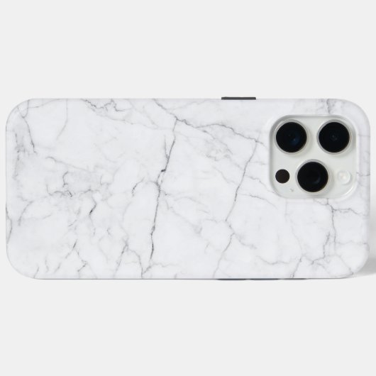 Coques Case-Mate iPhone Elegant White Marble  (Verso (horizontal))