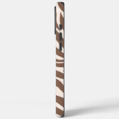 Coques Case-Mate iPhone Elégant Zebra Mocha Motif (Verso / Gauche)