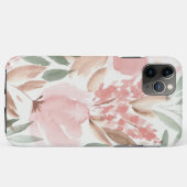 Coques Case-Mate iPhone Elégante aquarelle florale (Dos (Horizontal))