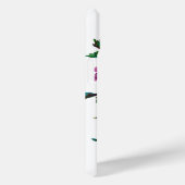 Coques Case-Mate iPhone Elégante aquarelle moderne fleur sauvage rose fonc (Verso / Droite)