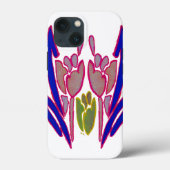 Coques Case-Mate iPhone Elégante aquarelle Rose Imprimer (Verso)