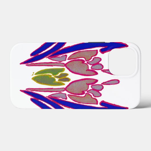 Coques Case-Mate iPhone Elégante aquarelle Rose Imprimer (Verso (horizontal))