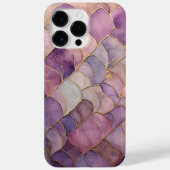 Coques Case-Mate iPhone Elégante aquarelle violette Abstraite (Verso)