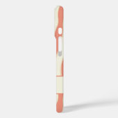 Coques Case-Mate iPhone Élégante bande verticale ondulée rétro (Verso / Gauche)