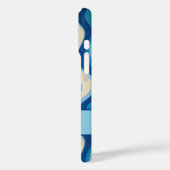 Coques Case-Mate iPhone Élégante bande verticale ondulée rétro (Verso / Gauche)