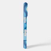 Coques Case-Mate iPhone Élégante bande verticale ondulée rétro (Verso / Droite)