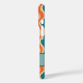 Coques Case-Mate iPhone Élégante bande verticale ondulée rétro (Verso / Gauche)