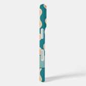 Coques Case-Mate iPhone Élégante bande verticale ondulée rétro (Verso / Droite)