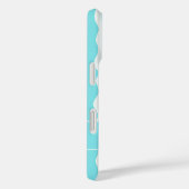 Coques Case-Mate iPhone Élégante bande verticale ondulée rétro (Verso / Droite)
