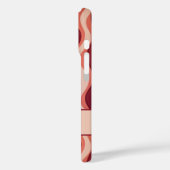 Coques Case-Mate iPhone Élégante bande verticale ondulée rétro (Verso / Gauche)