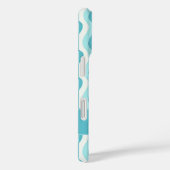 Coques Case-Mate iPhone Élégante bande verticale ondulée rétro (Verso / Droite)