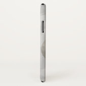 Coques Case-Mate iPhone Élégante boule de Noël en argent sur les lumières (Dos/Droite)