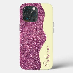 Case-Mate iPhone Case Élégante calligraphie Purple DriParties scintillan