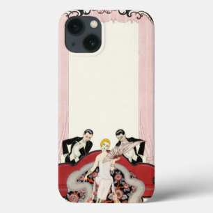 iPhone 13 Case Elégante dame à Paris Art Déco