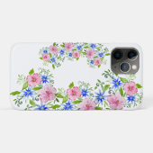Coques Case-Mate iPhone Elégante décoration florale motif (Dos (Horizontal))