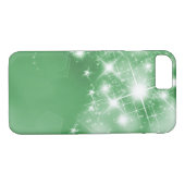 Coques Case-Mate iPhone Élégante Éclairage Vert Faux Foil (Dos (Horizontal))