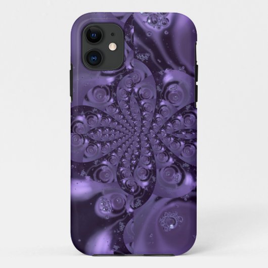 Coques Case-Mate iPhone Élégante étincelle Royale Purple Liquide (Dos)