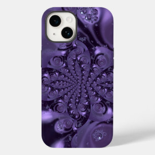 Coque Pour iPhone 14 Élégante étincelle Royale Purple Liquide