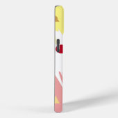 Coques Case-Mate iPhone Élégante fille blanche et rose (Verso / Droite)