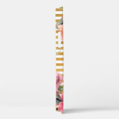 Coques Case-Mate iPhone Élégante fille Monogramme Bouquet (Verso / Droite)