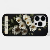 Coques Case-Mate iPhone Élégante fleur 3d Fleur sauvage moderne (Verso (horizontal))