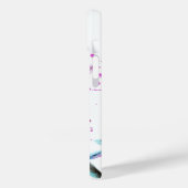 Coques Case-Mate iPhone Elégante fleur de printemps Pink floral aquarelle  (Verso / Gauche)