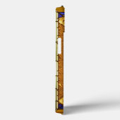 Coques Case-Mate iPhone Élégante Fleurs rouges en verre teint (Verso / Droite)