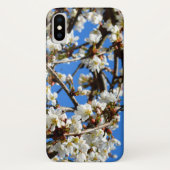 Coques Case-Mate iPhone Élégante floraison blanche Printemps (Dos)