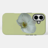 Coques Case-Mate iPhone Élégante floraison d'orchidées blanches (Verso (horizontal))