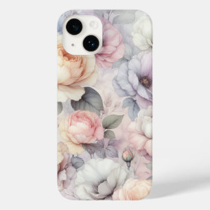 Coque Pour iPhone 14 Élégante floraison Rose