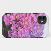 Coques Case-Mate iPhone Elégante florales violettes roses hydrangées (Dos (Horizontal))