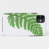 Coques Case-Mate iPhone Élégante fougères vertes feuilles de bois (Dos (Horizontal))
