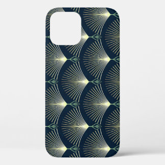 Case-Mate iPhone Case Elégante Géométrie : Bleu Art Déco.