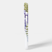 Coques Case-Mate iPhone Elégante glycine florale violette (Verso / Gauche)