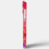 Coques Case-Mate iPhone Élégante Hydrangée violette et orange Limelight (Verso / Gauche)