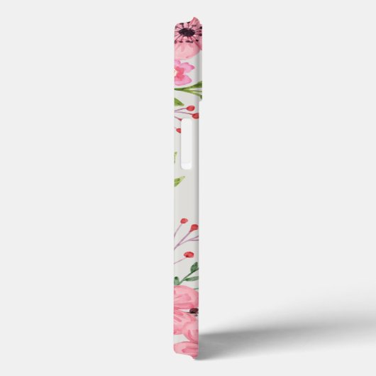 Coques Case-Mate iPhone Élégante libellule rose vert (Verso / Droite)