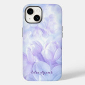 Coques Case-Mate iPhone Elégante Lilac Fleurs violettes Lumière Design (Verso)