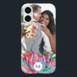 Coques iPhone 16 Elégante Lotus Flower Photo personnalisée<br><div class="desc">Élégant coque photo personnalisé de fleurs de lotus multicolores.</div>