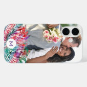 Coques Case-Mate iPhone Elégante Lotus Flower Photo personnalisée (Verso (horizontal))