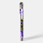 Coques Case-Mate iPhone Élégante Magenta Purple bleu Hydrangée fleurs (Verso / Gauche)