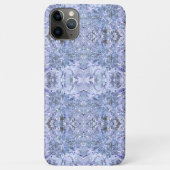 Coques Case-Mate iPhone Elégante mosaïque bleue glace, moderne (Dos)