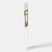 Coques Case-Mate iPhone Elégante parties scintillant d'or girly en marbre  (Verso / Gauche)