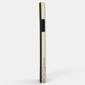 Coques Case-Mate iPhone Elégante parties scintillant dorée design (Dos/Droite)