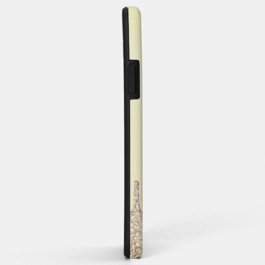 Coques Case-Mate iPhone Elégante parties scintillant dorée design (Dos/Droite)