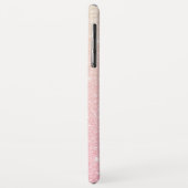 Coques Case-Mate iPhone Élégante parties scintillant en or rose à pente do (Dos/Gauche)
