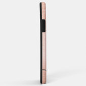 Coques Case-Mate iPhone Élégante parties scintillant en or rose en cuivre  (Dos/Droite)